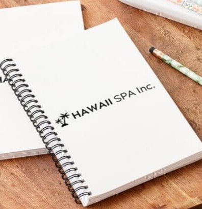 Agendas et cahiers corporatifs avec logo d'entreprise imprimé